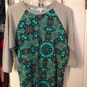 Lularoe randy baseball tee